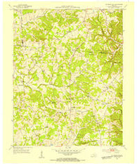 Sulphur Lick Kentucky Historical topographic map, 1:24000 scale, 7.5 X 7.5 Minute, Year 1953