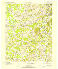 Sulphur Well Kentucky Historical topographic map, 1:24000 scale, 7.5 X 7.5 Minute, Year 1953