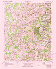 Sulphur Well Kentucky Historical topographic map, 1:24000 scale, 7.5 X 7.5 Minute, Year 1973