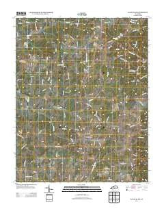 Sulphur Lick Kentucky Historical topographic map, 1:24000 scale, 7.5 X 7.5 Minute, Year 2013