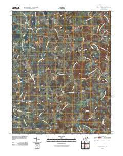 Sulphur Well Kentucky Historical topographic map, 1:24000 scale, 7.5 X 7.5 Minute, Year 2010