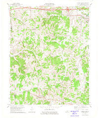 Summer Shade Kentucky Historical topographic map, 1:24000 scale, 7.5 X 7.5 Minute, Year 1974