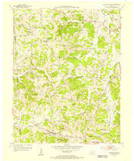 Summer Shade Kentucky Historical topographic map, 1:24000 scale, 7.5 X 7.5 Minute, Year 1953