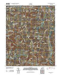 Summer Shade Kentucky Historical topographic map, 1:24000 scale, 7.5 X 7.5 Minute, Year 2010