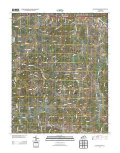 Summer Shade Kentucky Historical topographic map, 1:24000 scale, 7.5 X 7.5 Minute, Year 2013