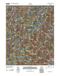 Summersville Kentucky Historical topographic map, 1:24000 scale, 7.5 X 7.5 Minute, Year 2010