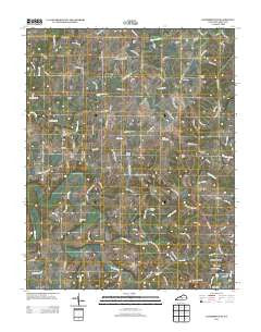Summersville Kentucky Historical topographic map, 1:24000 scale, 7.5 X 7.5 Minute, Year 2013