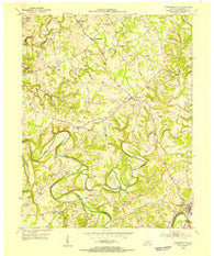 Summersville Kentucky Historical topographic map, 1:24000 scale, 7.5 X 7.5 Minute, Year 1953