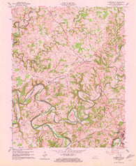 Summersville Kentucky Historical topographic map, 1:24000 scale, 7.5 X 7.5 Minute, Year 1961