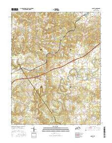 Summit Kentucky Current topographic map, 1:24000 scale, 7.5 X 7.5 Minute, Year 2016