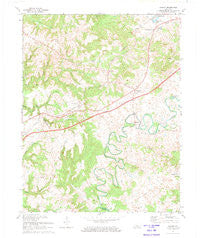 Summit Kentucky Historical topographic map, 1:24000 scale, 7.5 X 7.5 Minute, Year 1972