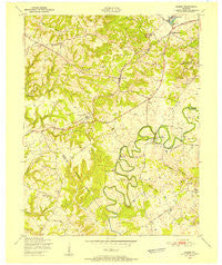 Summit Kentucky Historical topographic map, 1:24000 scale, 7.5 X 7.5 Minute, Year 1949