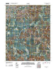 Sutherland Kentucky Historical topographic map, 1:24000 scale, 7.5 X 7.5 Minute, Year 2010