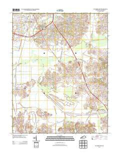 Sutherland Kentucky Historical topographic map, 1:24000 scale, 7.5 X 7.5 Minute, Year 2013