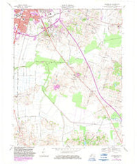 Sutherland Kentucky Historical topographic map, 1:24000 scale, 7.5 X 7.5 Minute, Year 1968