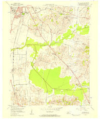 Sutherland Kentucky Historical topographic map, 1:24000 scale, 7.5 X 7.5 Minute, Year 1956