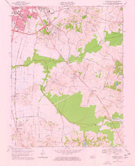 Sutherland Kentucky Historical topographic map, 1:24000 scale, 7.5 X 7.5 Minute, Year 1968