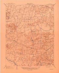 Sutherland Kentucky Historical topographic map, 1:62500 scale, 15 X 15 Minute, Year 1906