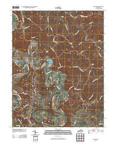 Switzer Kentucky Historical topographic map, 1:24000 scale, 7.5 X 7.5 Minute, Year 2010