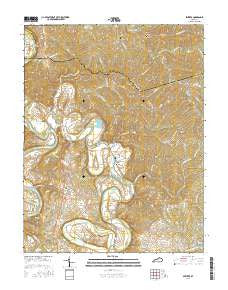 Switzer Kentucky Current topographic map, 1:24000 scale, 7.5 X 7.5 Minute, Year 2016
