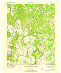 Switzer Kentucky Historical topographic map, 1:24000 scale, 7.5 X 7.5 Minute, Year 1954