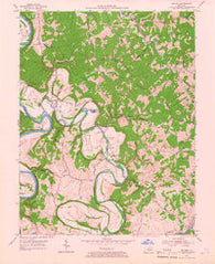Switzer Kentucky Historical topographic map, 1:24000 scale, 7.5 X 7.5 Minute, Year 1954