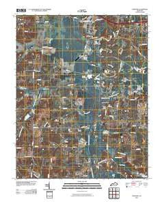 Symsonia Kentucky Historical topographic map, 1:24000 scale, 7.5 X 7.5 Minute, Year 2010