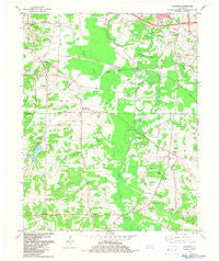 Symsonia Kentucky Historical topographic map, 1:24000 scale, 7.5 X 7.5 Minute, Year 1982