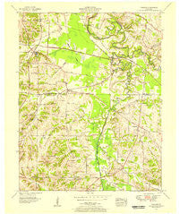 Symsonia Kentucky Historical topographic map, 1:24000 scale, 7.5 X 7.5 Minute, Year 1951