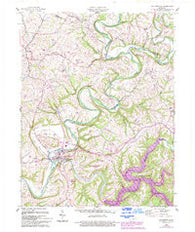 Taylorsville Kentucky Historical topographic map, 1:24000 scale, 7.5 X 7.5 Minute, Year 1960