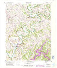 Taylorsville Kentucky Historical topographic map, 1:24000 scale, 7.5 X 7.5 Minute, Year 1960