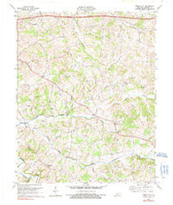 Temple Hill Kentucky Historical topographic map, 1:24000 scale, 7.5 X 7.5 Minute, Year 1973