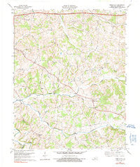 Temple Hill Kentucky Historical topographic map, 1:24000 scale, 7.5 X 7.5 Minute, Year 1973