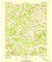 Temple Hill Kentucky Historical topographic map, 1:24000 scale, 7.5 X 7.5 Minute, Year 1953