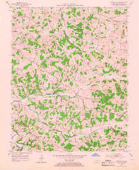 Temple Hill Kentucky Historical topographic map, 1:24000 scale, 7.5 X 7.5 Minute, Year 1953