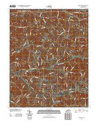 Temple Hill Kentucky Historical topographic map, 1:24000 scale, 7.5 X 7.5 Minute, Year 2010