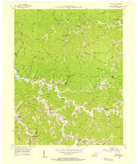 Thomas Kentucky Historical topographic map, 1:24000 scale, 7.5 X 7.5 Minute, Year 1954