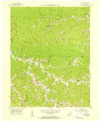 Thomas Kentucky Historical topographic map, 1:24000 scale, 7.5 X 7.5 Minute, Year 1954