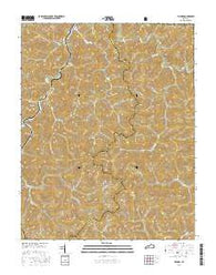 Tilford Kentucky Current topographic map, 1:24000 scale, 7.5 X 7.5 Minute, Year 2016