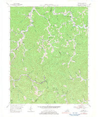 Tilford Kentucky Historical topographic map, 1:24000 scale, 7.5 X 7.5 Minute, Year 1954