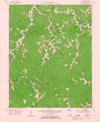Tilford Kentucky Historical topographic map, 1:24000 scale, 7.5 X 7.5 Minute, Year 1954