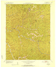 Tiptop Kentucky Historical topographic map, 1:24000 scale, 7.5 X 7.5 Minute, Year 1951