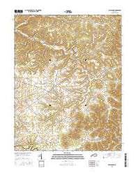 Tollesboro Kentucky Current topographic map, 1:24000 scale, 7.5 X 7.5 Minute, Year 2016