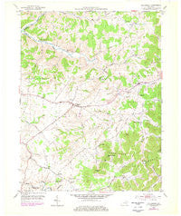 Tollesboro Kentucky Historical topographic map, 1:24000 scale, 7.5 X 7.5 Minute, Year 1953