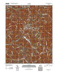 Tompkinsville Kentucky Historical topographic map, 1:24000 scale, 7.5 X 7.5 Minute, Year 2010