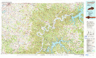 Tompkinsville Kentucky Historical topographic map, 1:100000 scale, 30 X 60 Minute, Year 1985