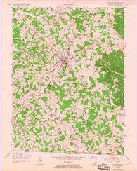 Tompkinsville Kentucky Historical topographic map, 1:24000 scale, 7.5 X 7.5 Minute, Year 1954