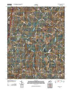 Tonieville Kentucky Historical topographic map, 1:24000 scale, 7.5 X 7.5 Minute, Year 2010