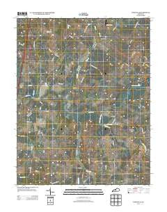 Tonieville Kentucky Historical topographic map, 1:24000 scale, 7.5 X 7.5 Minute, Year 2013