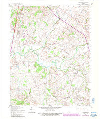 Tonieville Kentucky Historical topographic map, 1:24000 scale, 7.5 X 7.5 Minute, Year 1960